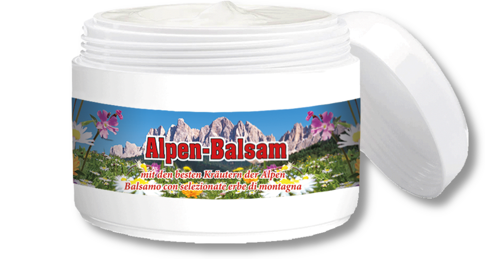 Alpen Balsam mit Alpenkräutern